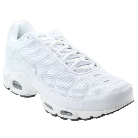 nike air max plus herrenschuh weiß|Weiß Air Max Plus Schuhe (4) .